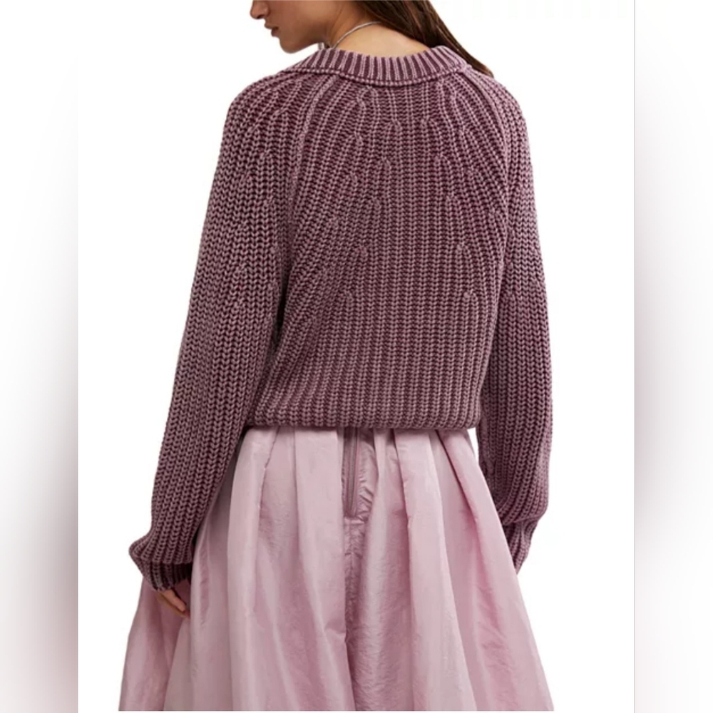 FREE PEOPLE SWEET NOTHING CARDI SWEATER - Picture 5 of 8